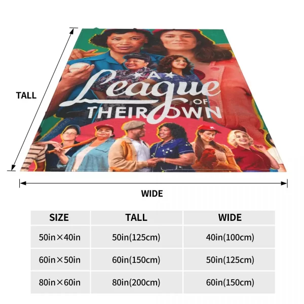 Baseball A League Of Their Own Movie Blanket Cover Fleece - Image 6