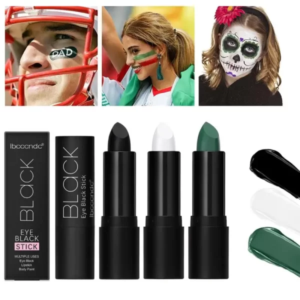 Face Painting Paste Sports Face Oil Paint Stick Baseball Softball Face Decorating Sticks