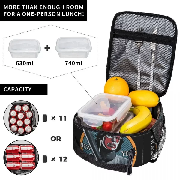 Baseball Furies The Warriors Insulated Lunch Bag Portable Meal Container Thermal Bag Tote Lunch Box School Travel Bento Pouch - Image 5