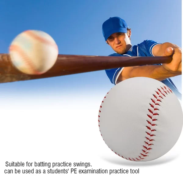 10 Inch Baseball High-Grade Pvc Softball/baseball, Soft Padded Practice Training Pvc Hand Stitched Softball Baseball - Image 2