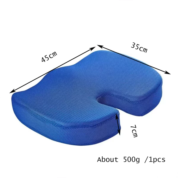 45Seat Cushion Office Car Seat Cushion, Memory Foam Cushion for Office Chair, Car Seat, Airplane, Bleacher Chair Pad - Image 6