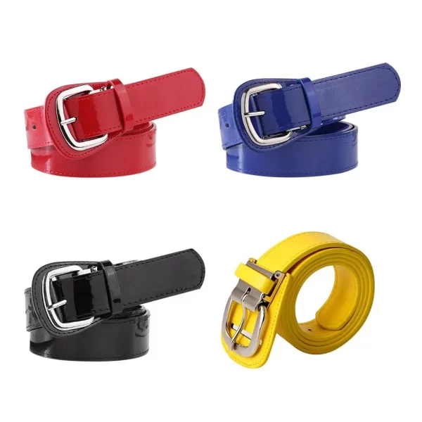 Pu Leather Unisex Baseball Belt