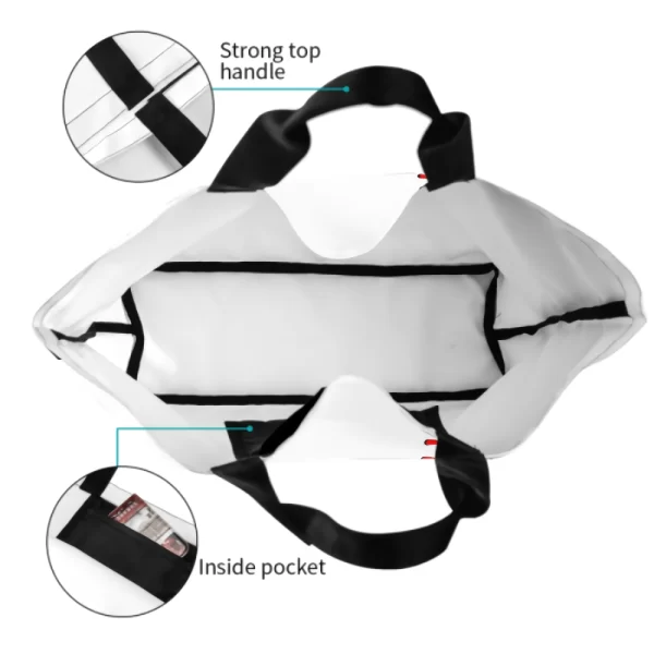 Baseball Extra Large Grocery Bag Reusable Tote Bag - Image 5