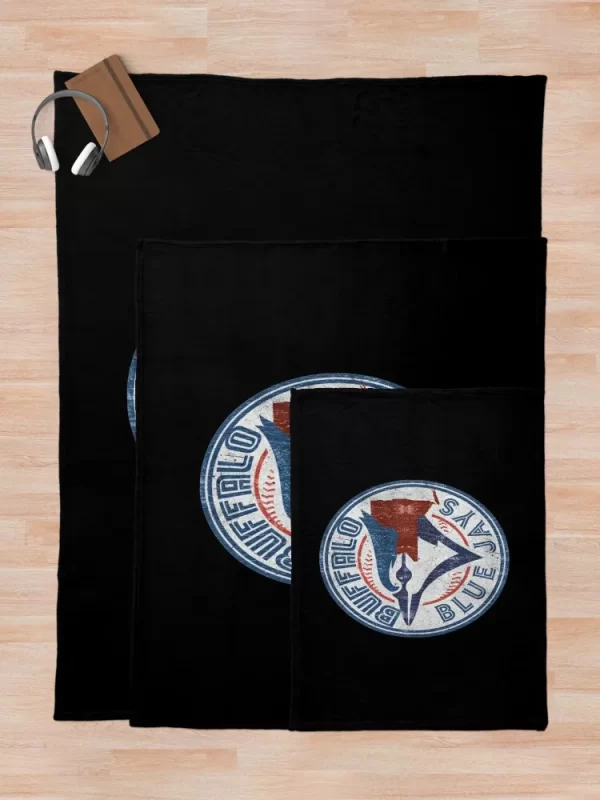 Buffalo Blue Jays Baseball Throw Blanket Single Blanket - Image 5
