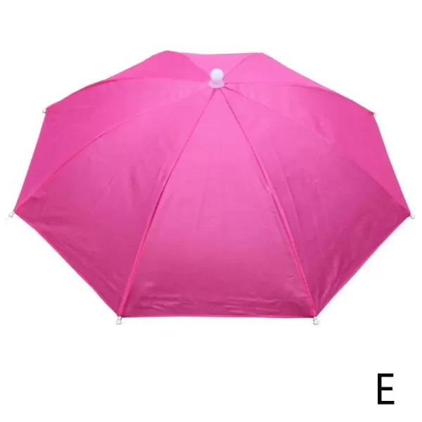 Portable Rain Umbrella Hat Foldable Outdoor Fishing Sunshade Waterproof Camping Headwear Beach Head Hats Fishing Hat 50/55/69CM - Image 18