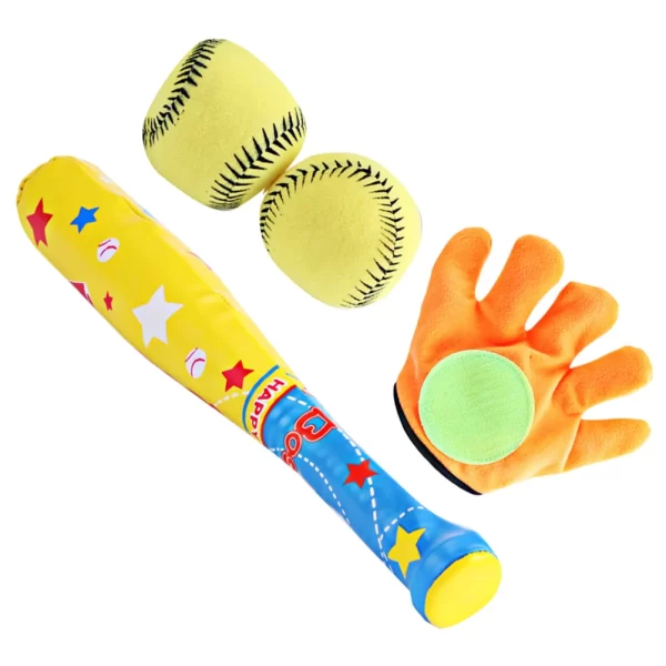 1 Set/4 Pcs Baseball Bat Kids Baseball Bat Kit Indoor Training Equipment T-Ball Bats - Image 3