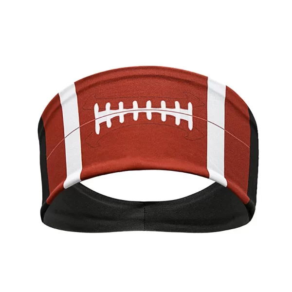 1PC Sporty Style Headbands for Women - Football, Basketball, Volleyball, Softball Patterns - Anti-Slip, Sweat-Absorbing - Image 7