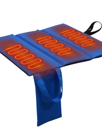 Winter Warm Heated Seat Mats USB Charging Car Camping Travel Electric Heating Pad Cushion Stadium Bleacher Folding Seat Cushion