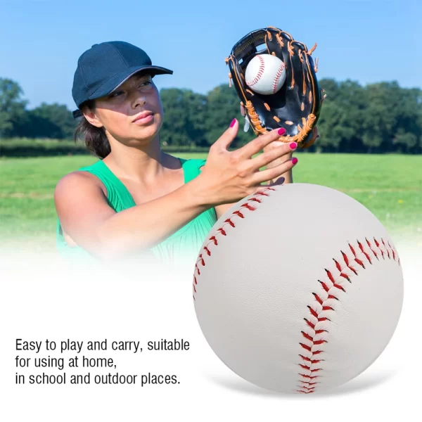 10 Inch Baseball High-Grade Pvc Softball/baseball, Soft Padded Practice Training Pvc Hand Stitched Softball Baseball - Image 3