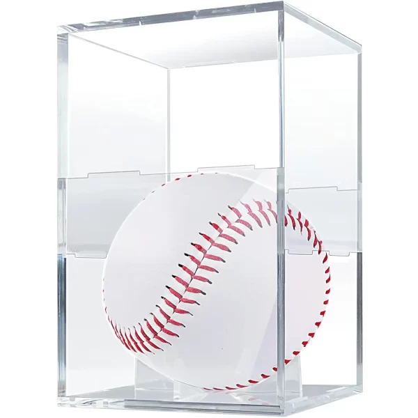 Quality Acrylic No. 9 Baseball Box Display Transparent Case For Souvenir Storage Box Holder Uv Protection Dust - Image 2