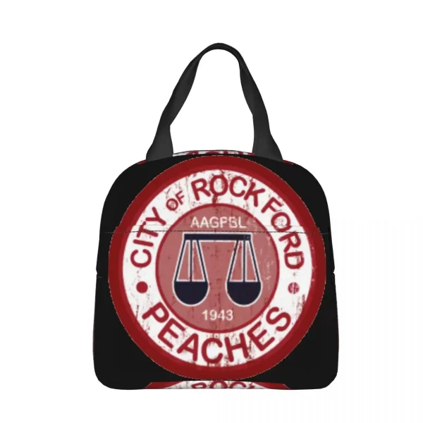 A League Of Their Own Peaches Insulated Lunch Bag Thermal Bag Meal Container Baseball Movie Large Tote Lunch Box Men Work Picnic
