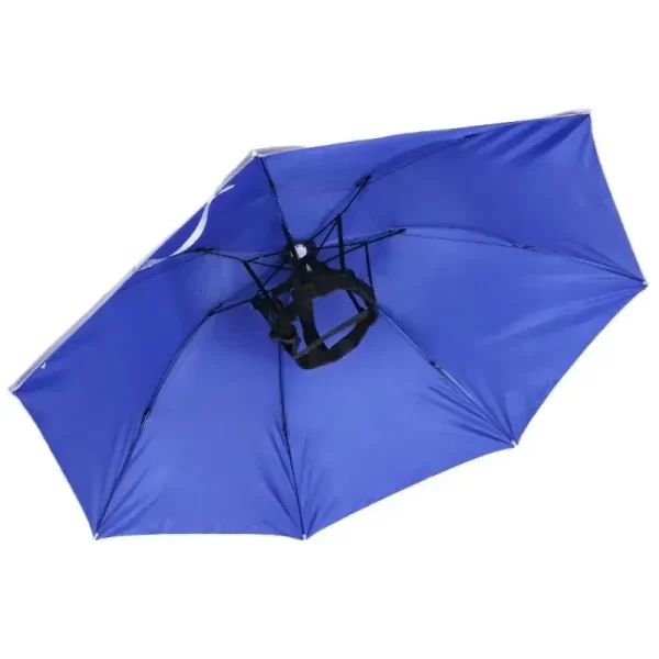 90CM Large Head Umbrella Anti-UV Anti-Rain Outdoor Travel Fishing Umbrella Hat Portable Three-Folding Umbrella Men Women - Image 8