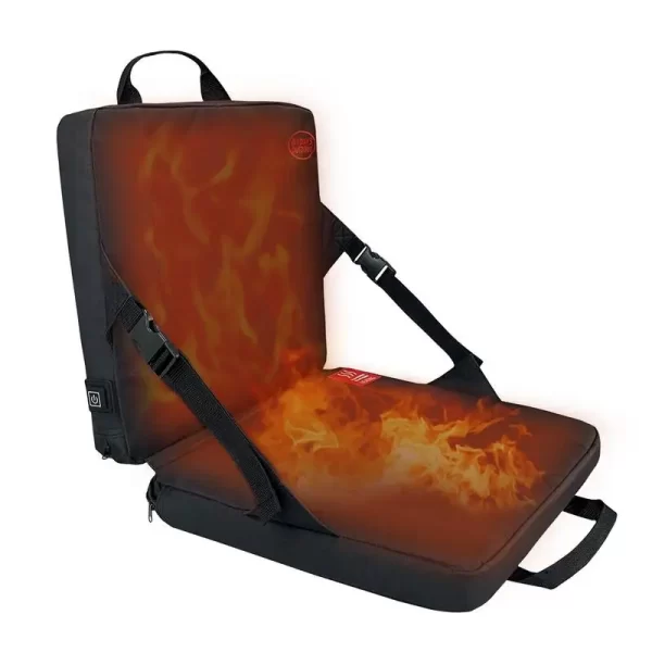 winter Heated Seats cushion Stadium Warm Chair Seat Portable Foldable Bleacher Seats with Back Support 3 Levels Heating cushion