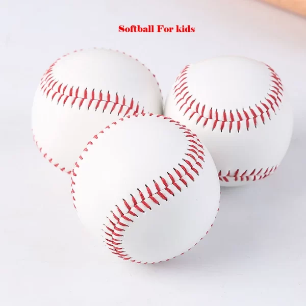 3pcs Set of Softball and Hardball Handmade Baseballs - Image 7