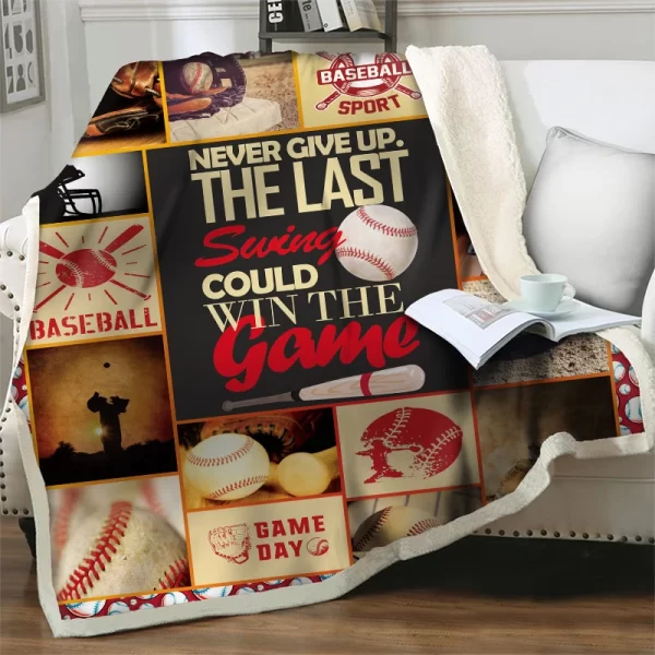 Baseball 3D Printed Blankets For Beds Sofa Soft Warm Blanket Couch Quilt Cover Bedding