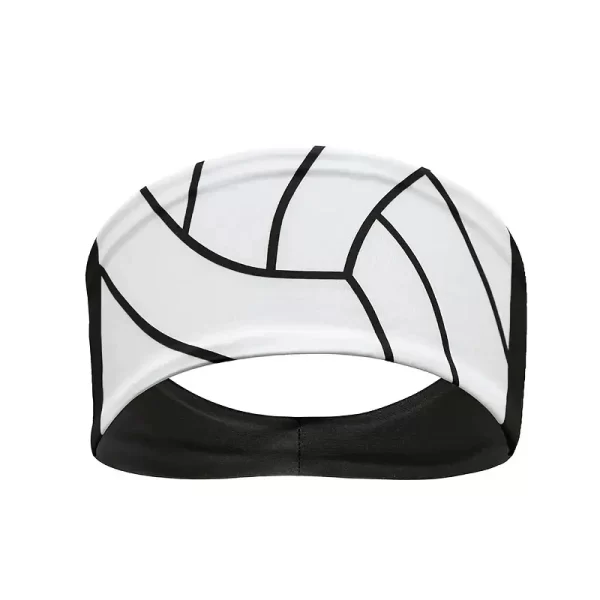 1PC Sporty Style Headbands for Women - Football, Basketball, Volleyball, Softball Patterns - Anti-Slip, Sweat-Absorbing - Image 6