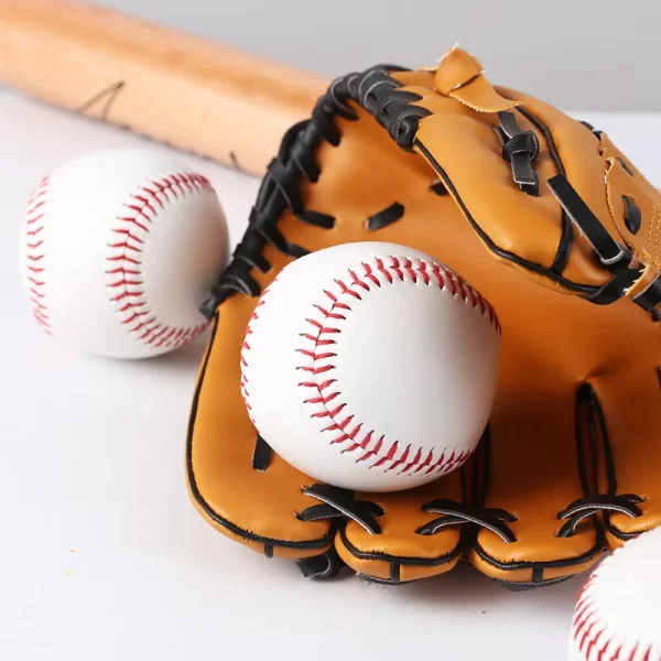 3pcs Set of Softball and Hardball Handmade Baseballs - Image 4