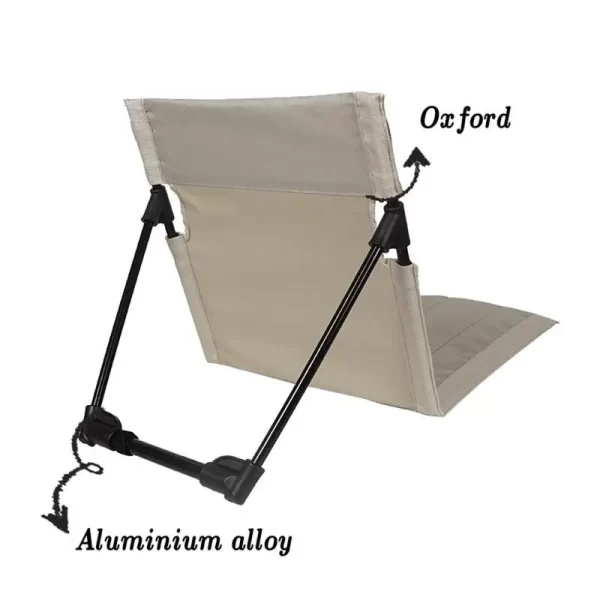 Folding Lawn Chairs For Adults 600D Oxford Cloth Lightweight Camping Chair Portable Stadium Seats For Bleachers Seat Cushion - Image 3