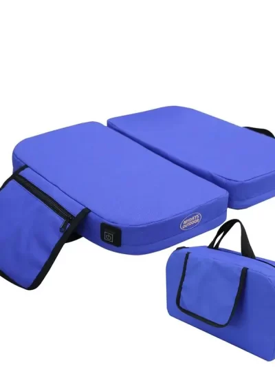 Heated Chair Cushion Heating Pad Stadium Seat Cushion Foldable Bleacher Outdoor Sports Offices Traveling Home Camping Fishing