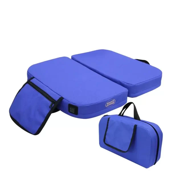 Heated Chair Cushion Heating Pad Stadium Seat Cushion Foldable Bleacher Outdoor Sports Offices Traveling Home Camping Fishing