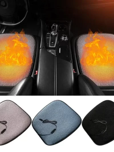 Heated Seat Cushion Stadium Seat Pad Heated Bleacher Cushion 12W Thermostat Heating Pad For Outdoor Sports Camping Fishing Home