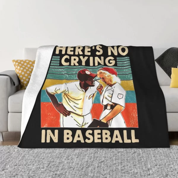 A League Of Their Own There's No Crying In Baseball Blankets - Image 2