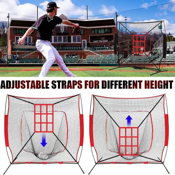 Baseball Net Pitching Net Extra Large Batting Practice Net Softball Pitching Sports Accessories - Image 3
