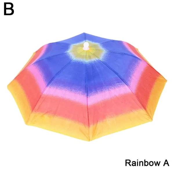 Portable Rain Umbrella Hat Foldable Outdoor Fishing Sunshade Waterproof Camping Headwear Beach Head Hats Fishing Hat 50/55/69CM - Image 21