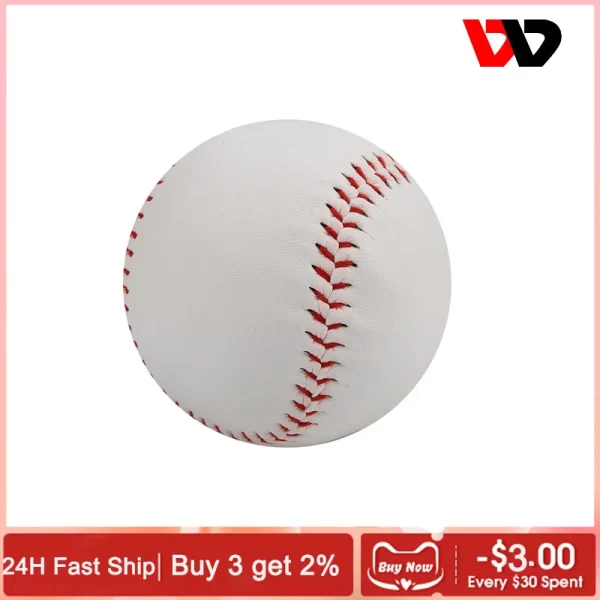 10 Inch Baseball High-Grade Pvc Softball/baseball, Soft Padded Practice Training Pvc Hand Stitched Softball Baseball