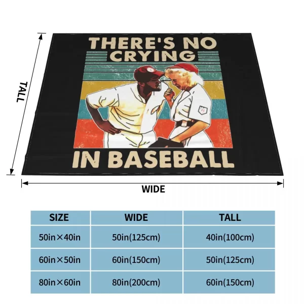 A League Of Their Own There's No Crying In Baseball Blankets - Image 6