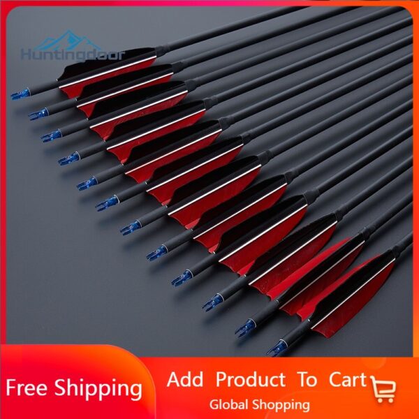 31.5inch Archery Carbon Arrows - Image 2
