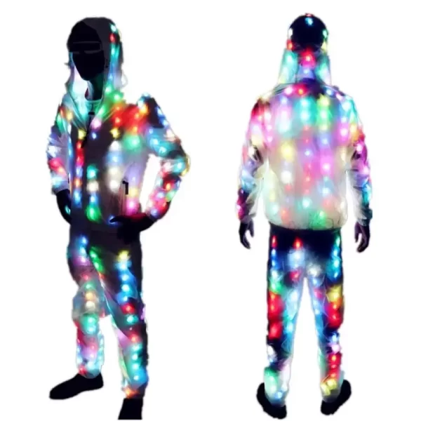 Creative Light Emitting Pants Waterproof Clothes Dancing Colorful Flash LED Lighs Pant Christmas Party Clothes Luminous Costume - Image 5