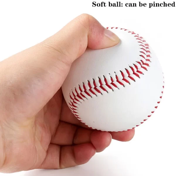 Baseball No. 9 Hardball Training Handmade Balls Fitness Products White Safety Kid Baseballs Men's Practice Team Game - Image 7