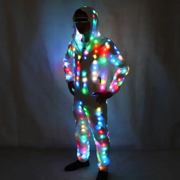 Creative Light Emitting Pants Waterproof Clothes Dancing Colorful Flash LED Lighs Pant Christmas Party Clothes Luminous Costume - Image 2