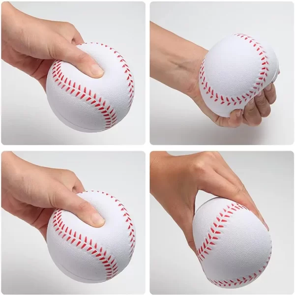 Baseball No. 9 Hardball Training Handmade Balls Fitness Products White Safety Kid Baseballs Men's Practice Team Game - Image 4