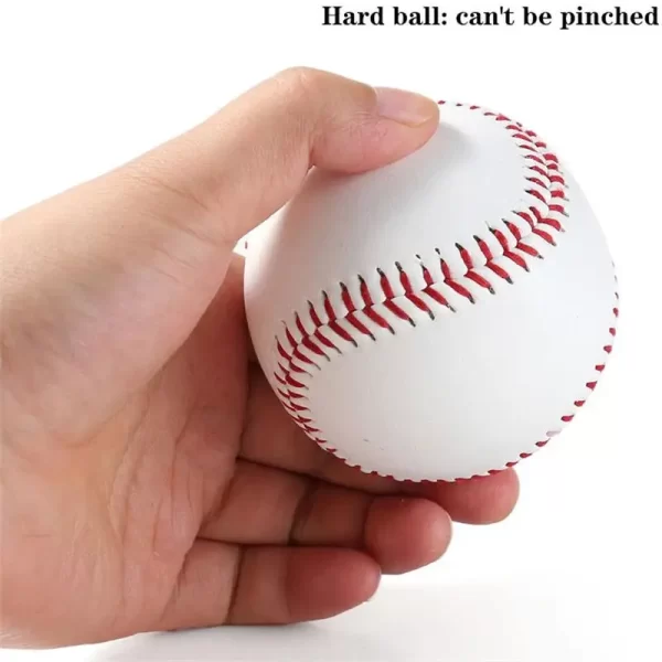 Baseball No. 9 Hardball Training Handmade Balls Fitness Products White Safety Kid Baseballs Men's Practice Team Game - Image 2