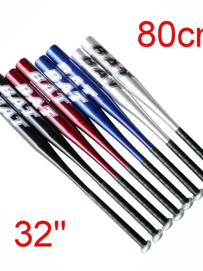 32" Alloy Aluminium Baseball Bat High Hardness Endurance Professional Process Comfortable Red Black Silver Blue