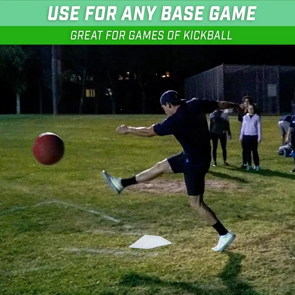 1/5pcs Baseball & Softball Base Set Rubber Field Bases For Kids Adults Practice Team Game Backyard And School Baseball Equipment - Image 2