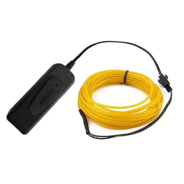 Glow EL Wire Cable LED Neon Christmas Dance Party DIY Costumes Clothing Luminous Car Light Decoration Clothes Ball Rave 1m/3m/5m - Image 10