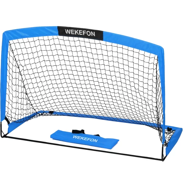 Soccer Goal 5' x 3.1' Portable Soccer Net with Carry Bag for Backyard - Image 9