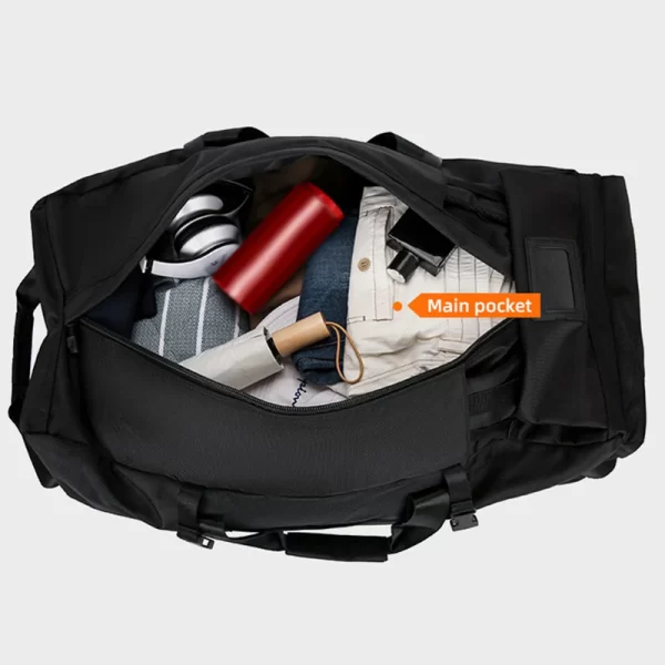 Foldable Traveling Wheeled Bags Unisex Universal Travel Bag with Wheel Large Capacity Luggage Storage Handbag Waterproof XM135 - Image 6
