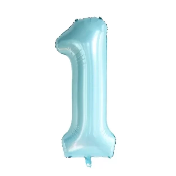 Disney 40 inch pearl pink pearl blue numeral slim body American version aluminum film balloon birthday party decoration - Image 6
