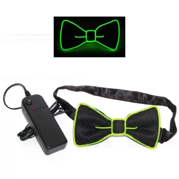 Light Up Men's Led Suspenders Bow Tie Perfect For Music Suspenders Illuminated Led Festival Costume Party - Image 8