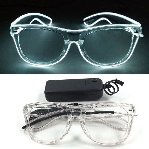 LED Neon Flashing Glasses,Glowing Glasses, Night Club,Rave, Birthday,Christmas Party Decorations, Fluorescent Glasses, Hot Sales - Image 10