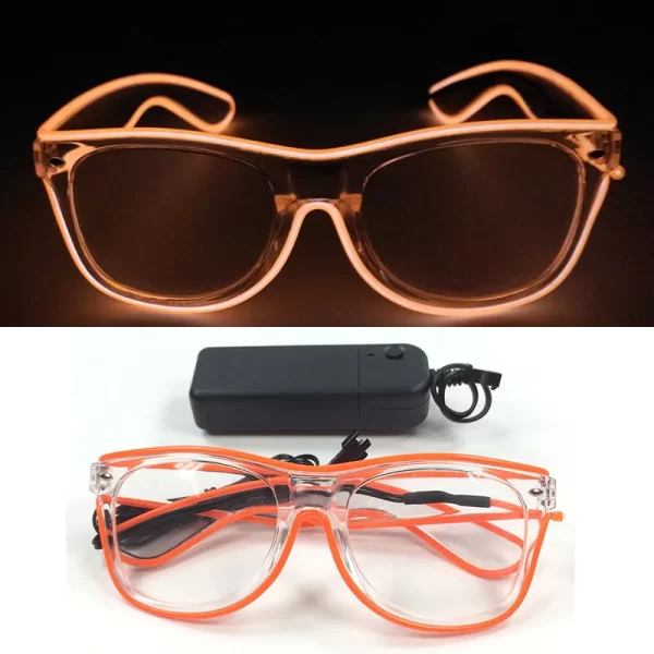 LED Neon Flashing Glasses,Glowing Glasses, Night Club,Rave, Birthday,Christmas Party Decorations, Fluorescent Glasses, Hot Sales - Image 6