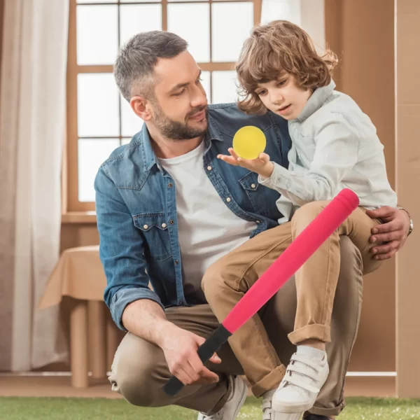 Foam Baseball Set Toys Baseball Bat Kit Kids Educational Toys Sponge Baseball Bat Indoor Baseball Bat 3 Year Old - Image 2