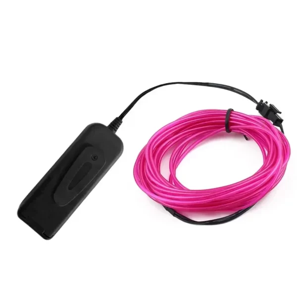 Glow EL Wire Cable LED Neon Christmas Dance Party DIY Costumes Clothing Luminous Car Light Decoration Clothes Ball Rave 1m/3m/5m - Image 9