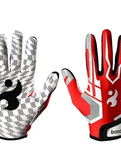 Form Fitting Spandex Football Gloves