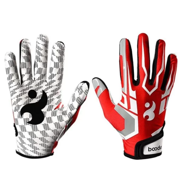 Form Fitting Spandex Football Gloves