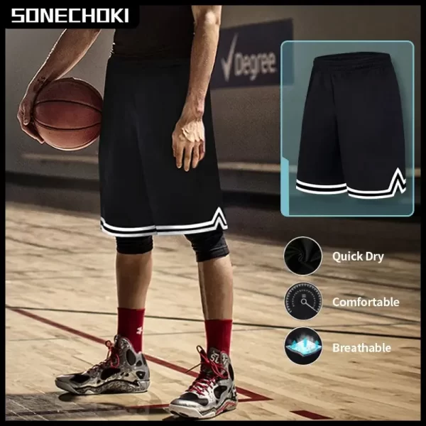 Knee Length Basketball Shorts - Image 2